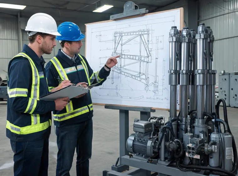 Hydraulic lift planning meeting